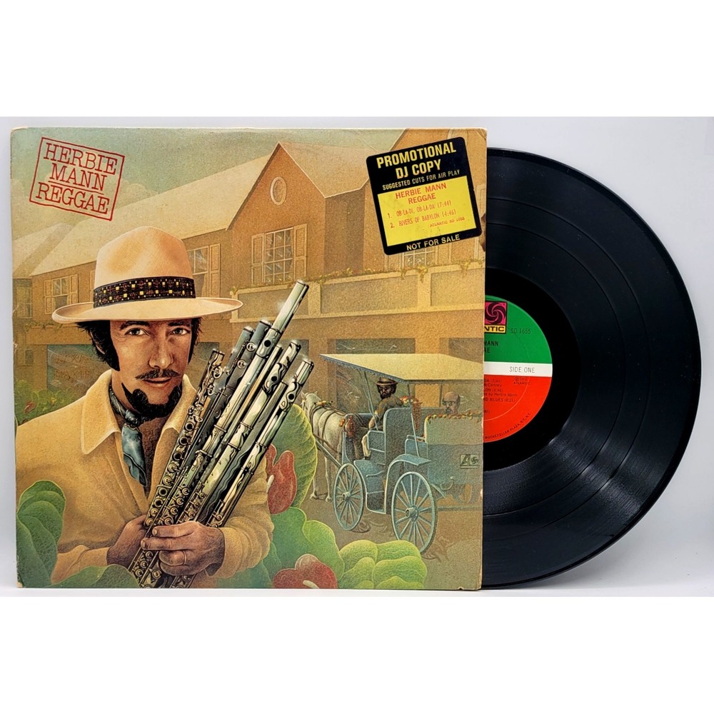 HERBIE MANN - REGGAE - JAZZ LP RECORD ATLANTIC